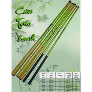Cần Câu Tay Trúc Xanh 3H, Cần Câu Rô Diếc