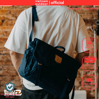  Cặp Đeo Chéo Nam Nữ FJALLRAVEN FOLDSACK NO 2 Đi Học Đi Làm Kháng Nước Nhẹ Đựng được Laptop 