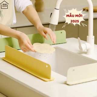  Tấm chắn nước silicon dùng cho bồn rửa bát bàn bếp ngăn bắn nước dầu mỡ vệ sinh sạch sẽ - CN01 