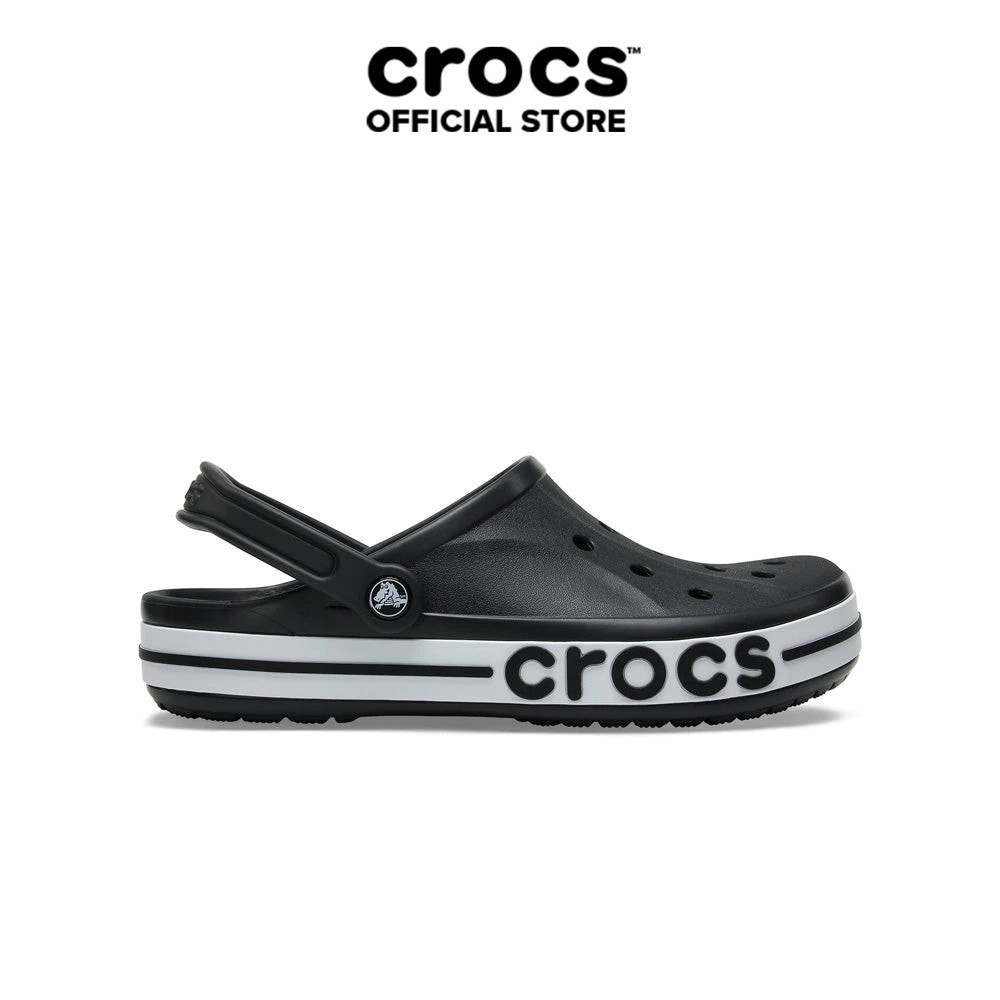 Giày Clog Unisex Crocs Bayaband - Black/White - 205089-066
