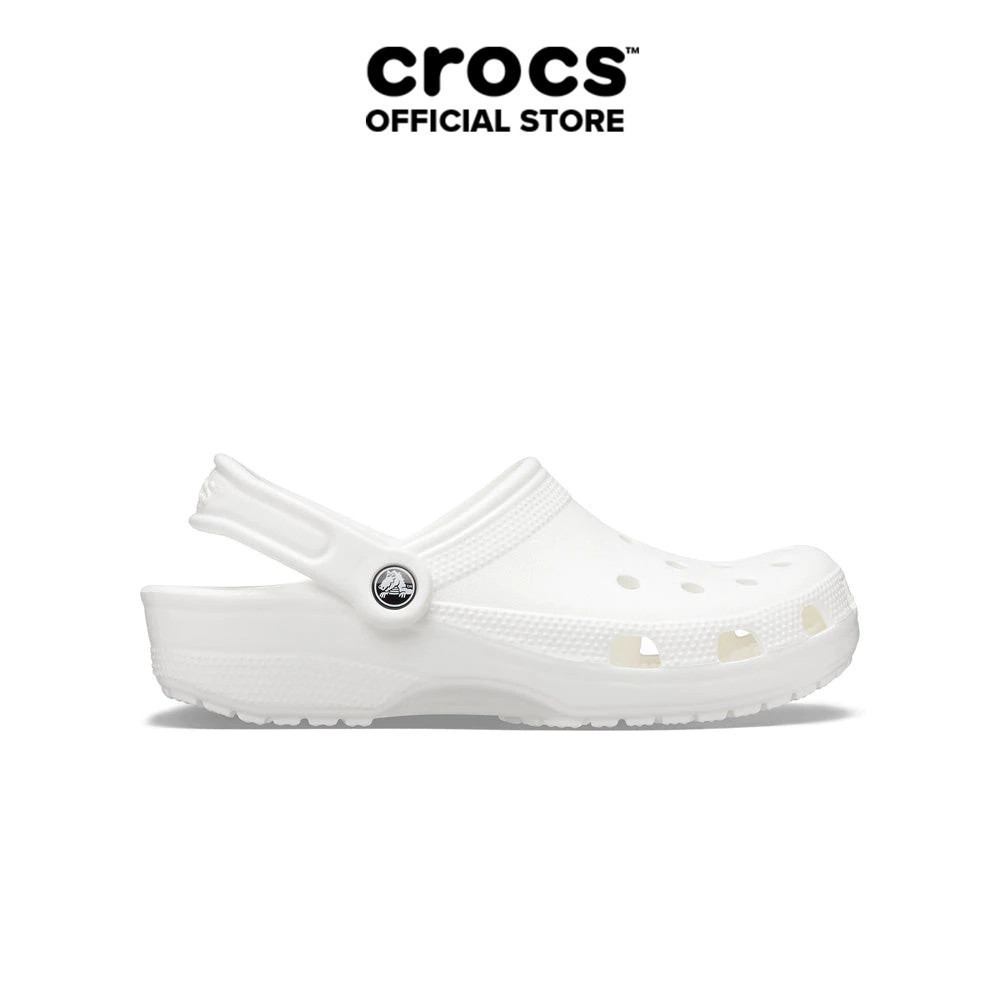 Giày Clog Unisex Crocs Classic - White - 10001-100
