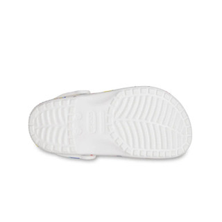 Giày Clog Trẻ Em Crocs Classic Doodle Print - White - 210356-94S