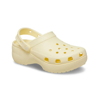 Giày Clog Nữ Crocs Platform Classic - Buttercream - 206750-76O