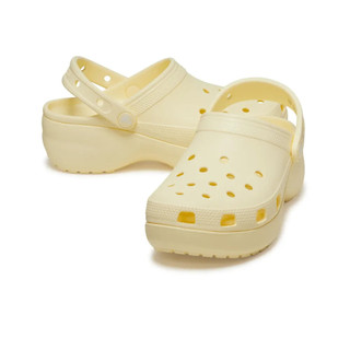 Giày Clog Nữ Crocs Platform Classic - Buttercream - 206750-76O
