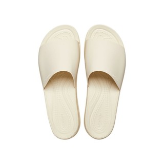 Dép Quai Ngang Nữ Crocs Brooklyn - Bone - 208728-2Y2