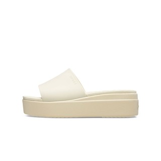 Dép Quai Ngang Nữ Crocs Brooklyn - Bone - 208728-2Y2