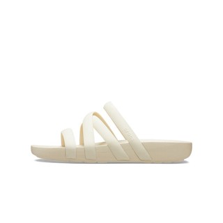Dép Xăng Đan Nữ Crocs Splash Strappy - Bone - 208217-2Y2