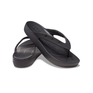 Dép Xỏ Ngón Nữ Crocs Platform Classic - Black - 207714-001