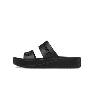 Dép Xăng Đan Nữ Crocs Baya Platform - Black - 208188-001