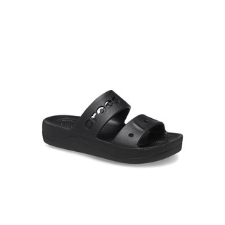 Dép Xăng Đan Nữ Crocs Baya Platform - Black - 208188-001
