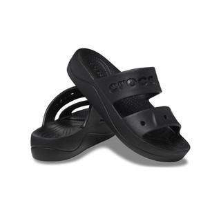 Dép Xăng Đan Nữ Crocs Baya Platform - Black - 208188-001