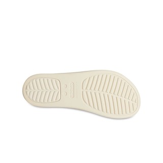 Dép Xỏ Ngón Nữ Crocs Brooklyn - Bone - 208727-2Y2