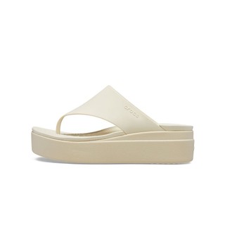 Dép Xỏ Ngón Nữ Crocs Brooklyn - Bone - 208727-2Y2