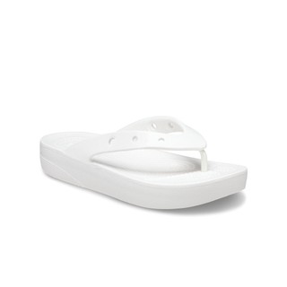 Dép Xỏ Ngón Nữ Crocs Platform Classic - White - 207714-100