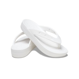 Dép Xỏ Ngón Nữ Crocs Platform Classic - White - 207714-100