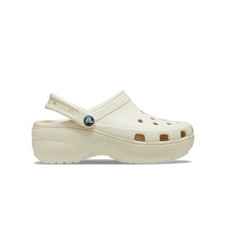Giày Clog Nữ Crocs Platform Classic - Bone - 206750-2Y2
