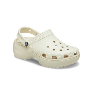 Giày Clog Nữ Crocs Platform Classic - Bone - 206750-2Y2