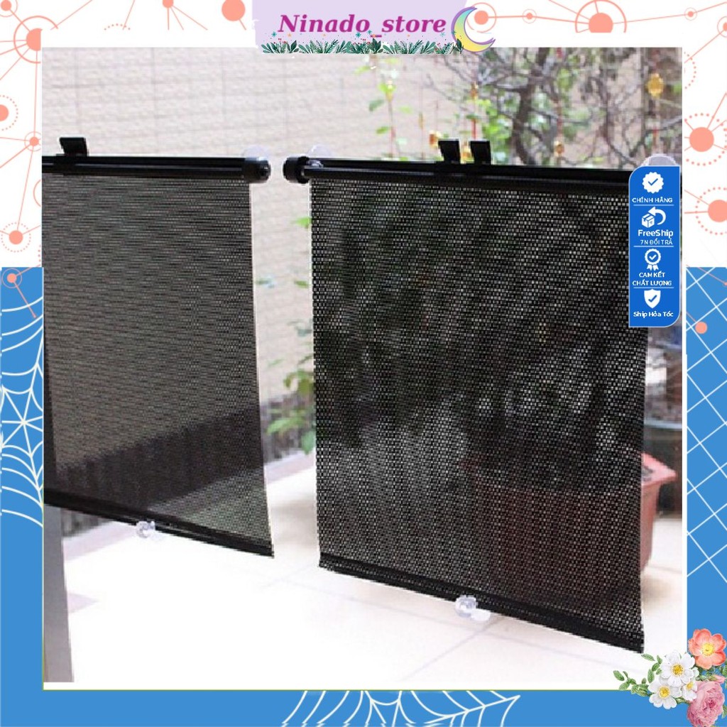 Bộ 2 màn che cửa sổ đôi 45x36cm cao cấp