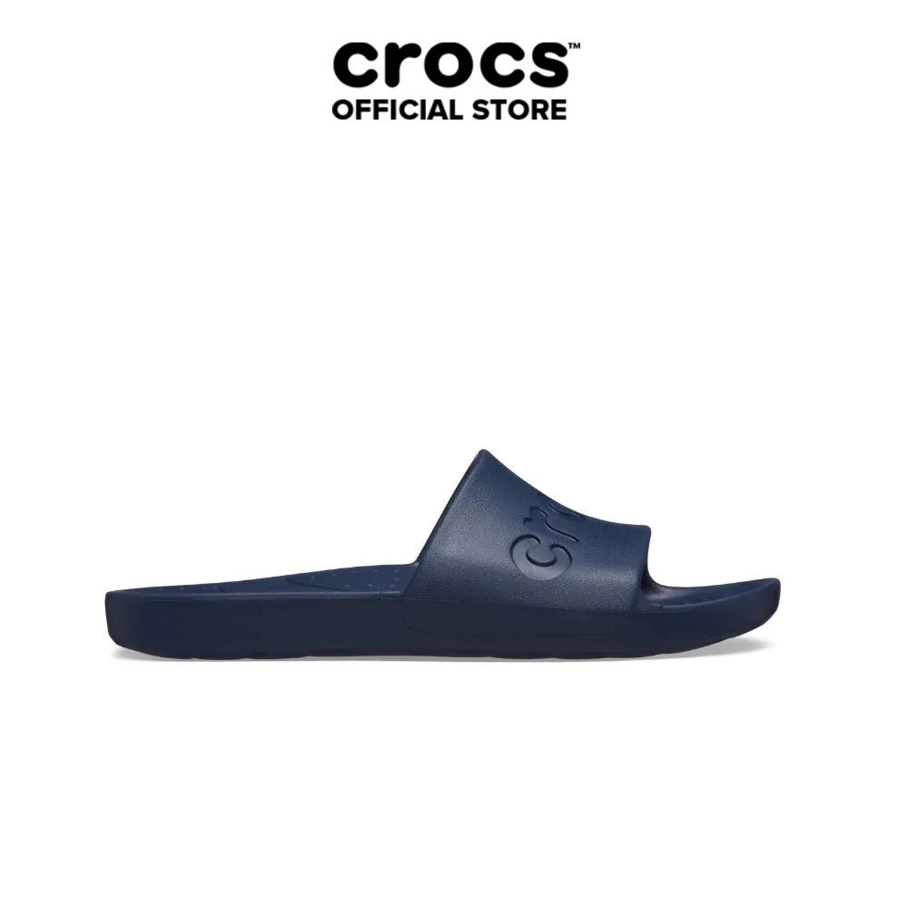 Dép Quai Ngang Unisex Crocs Slide - Navy - 210088-410