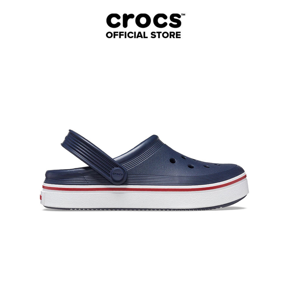 Giày Clog Trẻ Em Crocs Toddler Off Court - Navy/Pepper - 208479-4CC