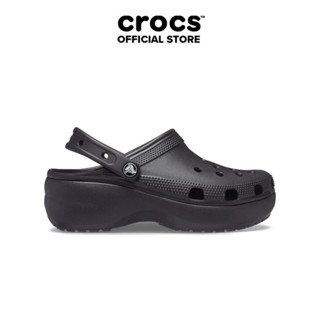 Giày Clog Nữ Crocs Platform Classic - Black - 206750-001