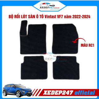 Thảm rối lót sàn ô tô 5 chỗ xe Vinfast VF7 năm 2022-2024  Theo form thảm nhựa đúc  dễ vệ sinh 