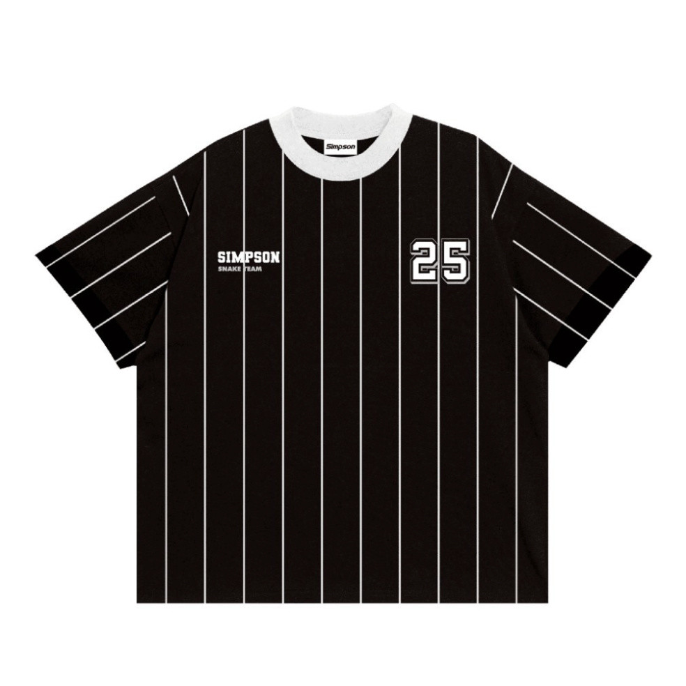 Áo Thun Kẻ Sọc Tết Boxy Snaketeam SIMPSON Local Brand Unisex Nam Nữ Oversize - TS24 | BigBuy360 - bigbuy360.vn