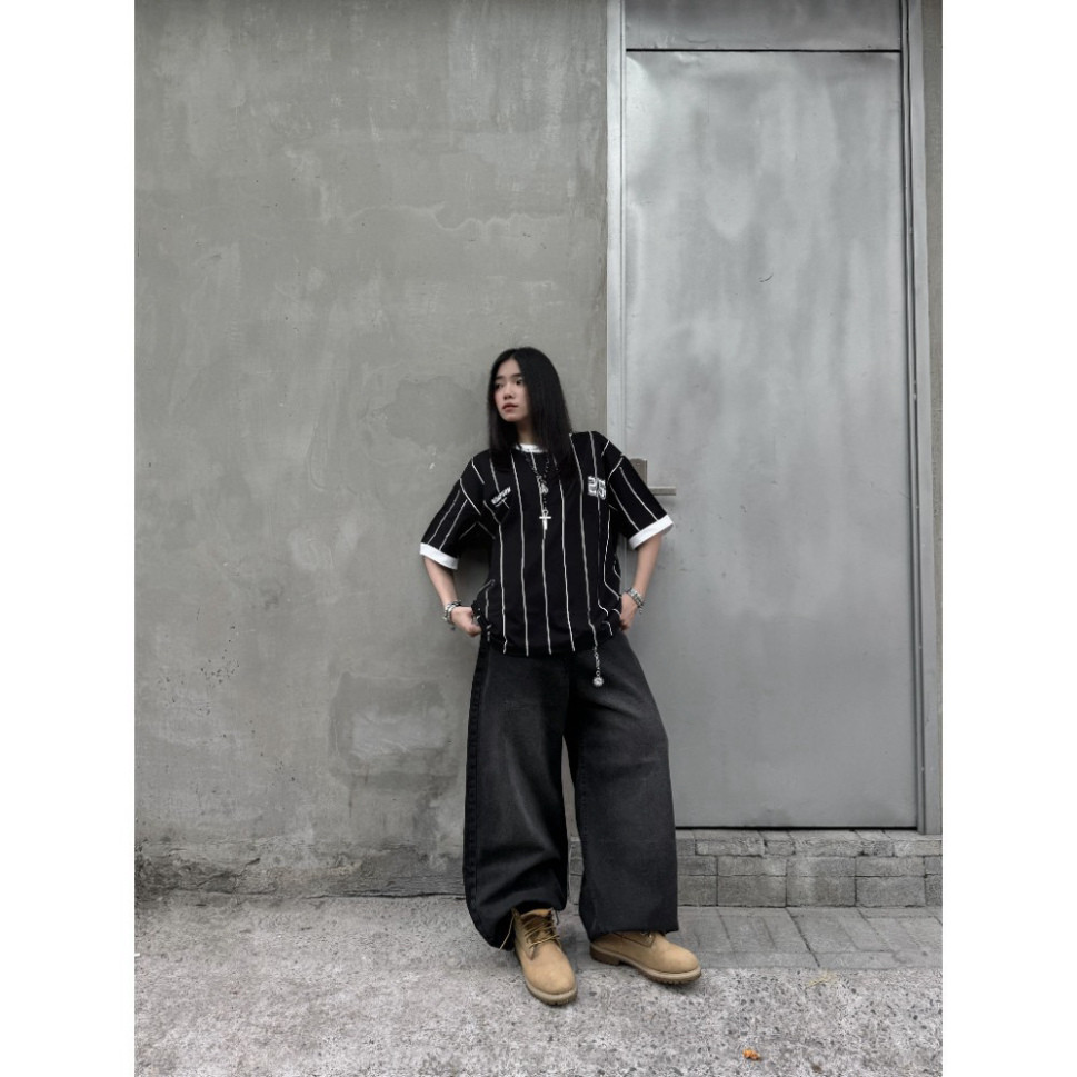 Áo Thun Kẻ Sọc Tết Boxy Snaketeam SIMPSON Local Brand Unisex Nam Nữ Oversize - TS24 | BigBuy360 - bigbuy360.vn