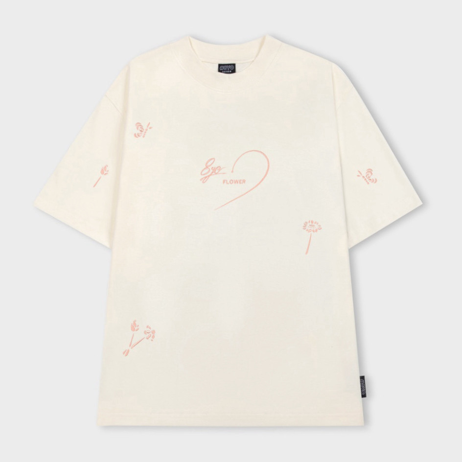 Áo Thun Thêu 8YO FLOWER Tee Cotton Mềm Mịn Mát - Áo Phông Local Brand Unisex Nam Nữ Form Rộng | BigBuy360 - bigbuy360.vn