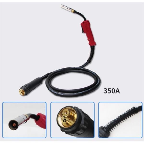 Mỏ hàn Mig Black Wolf dây 3M 5M dùng cho máy MB350 MB500 – Thiết kế bền, hỗ trợ thao tác linh hoạt
