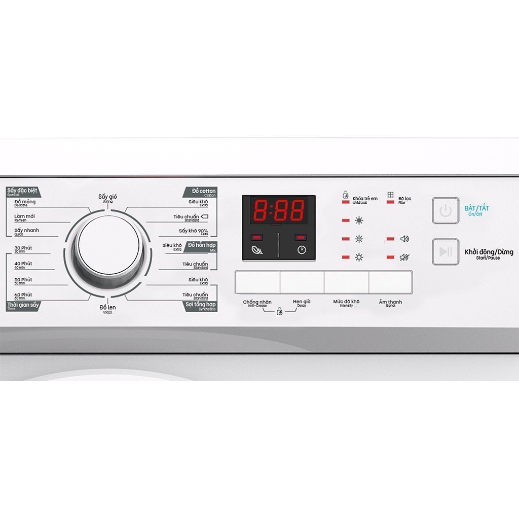 Máy sấy quần áo thông hơi Casper 7.2 kg TD-72VWD | BigBuy360 - bigbuy360.vn