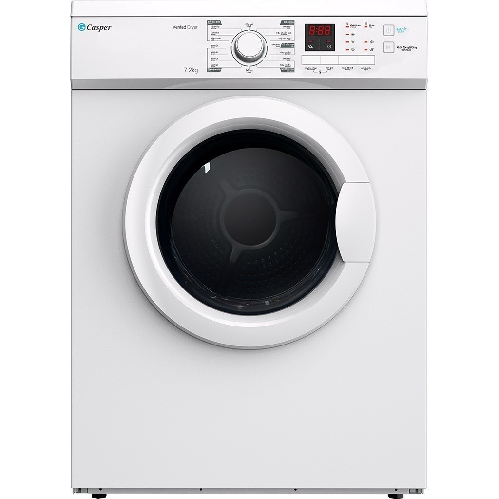 Máy sấy quần áo thông hơi Casper 7.2 kg TD-72VWD | BigBuy360 - bigbuy360.vn