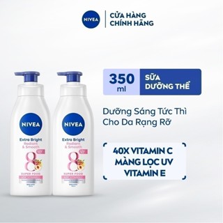 Bộ 2 Sữa Dưỡng Thể NIVEA Mịn Mượt | Sáng Da Ban Ngày từ 8 Super Foods (350 ml) - 98413