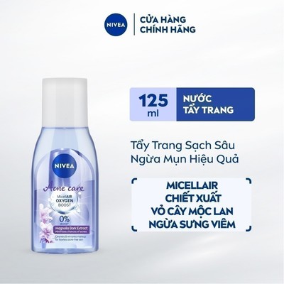 Nước Tẩy Trang NIVEA Sạch Sâu Ngừa Mụn| Dưỡng Sáng| Dịu Nhẹ (125 ml) - 89270/94299/94291/99405