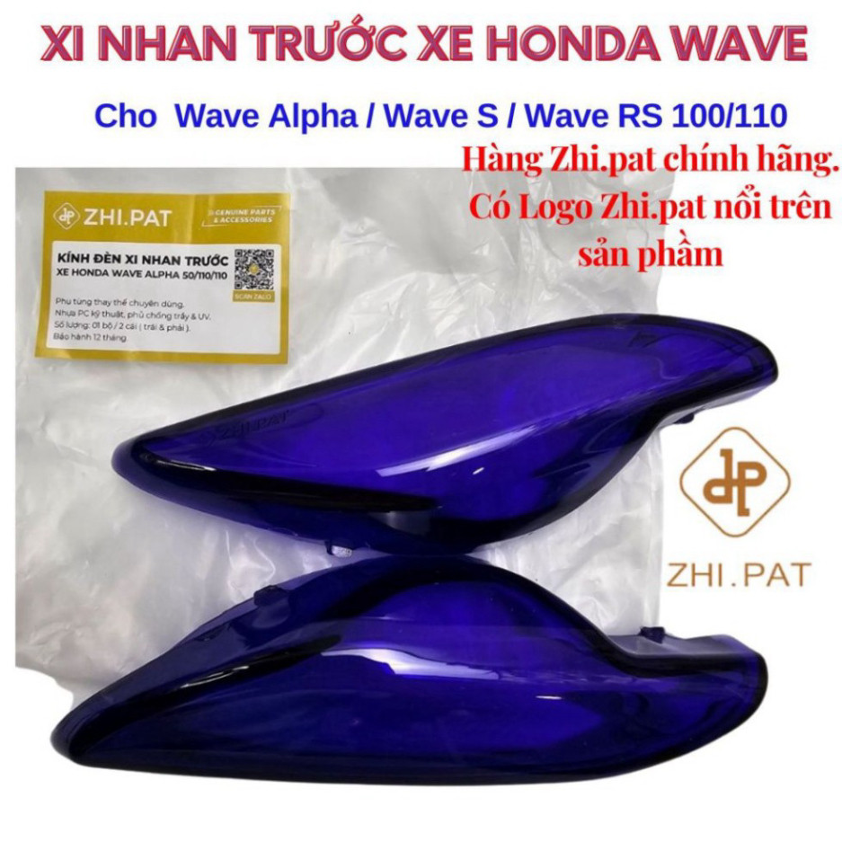 Nắp Xi Nhan Trước ZHIPAT Gắn Wave Alpha/ Wave S/ Wave RS 100/110 Đời 2006 - 2025/ Wave 50cc (01 Cặp)