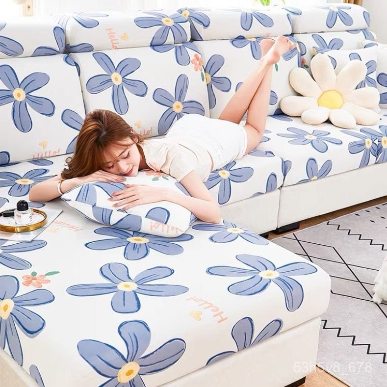 Bọc Sofa Đa Năng Bọc Toàn Bộ Không Trượt Kết Hợp Bọc Sofa Chaise Lounge Bọc Sofa Đàn Hồi Bọc Đệm Sof