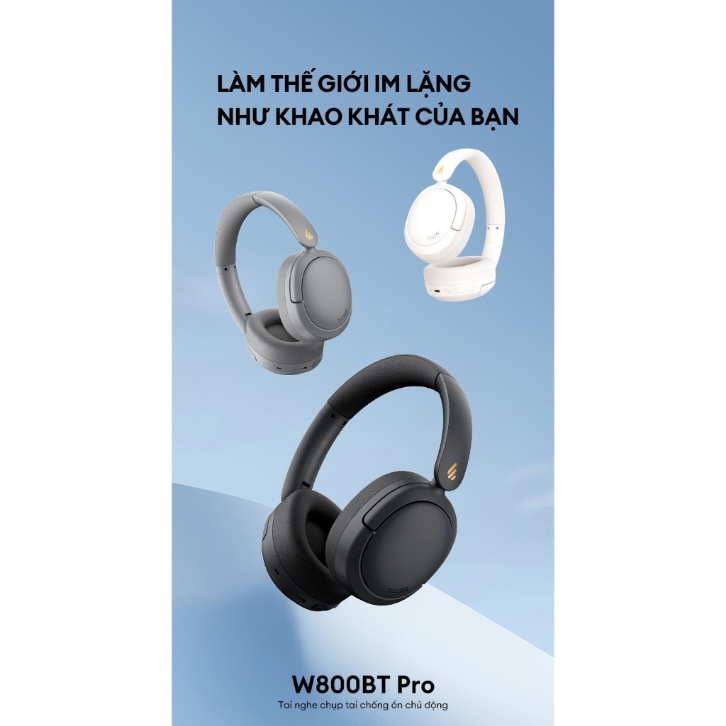 Tai Nghe Bluetooth Chụp Tai Không Dây EDIFIER W800BT Pro/Atom Max - Chế Độ Chống Ồn - Nghe Đến 45H -15 Tháng Bảo Hành | BigBuy360 - bigbuy360.vn