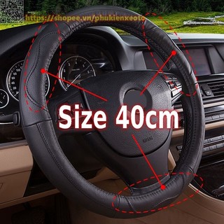 Bọc Vô Lăng Xe Da Thật Size 40cm