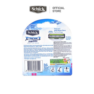 Vỉ 4 Lưỡi Dao Cạo Schick Dành Cho Nam Xtreme3 4S