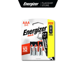 Pin AAA Energizer Max E92 BP2+1 - Vỉ 2 Tặng 1