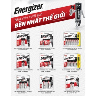 Pin AAA Energizer Max E92 BP2+1 - Vỉ 2 Tặng 1