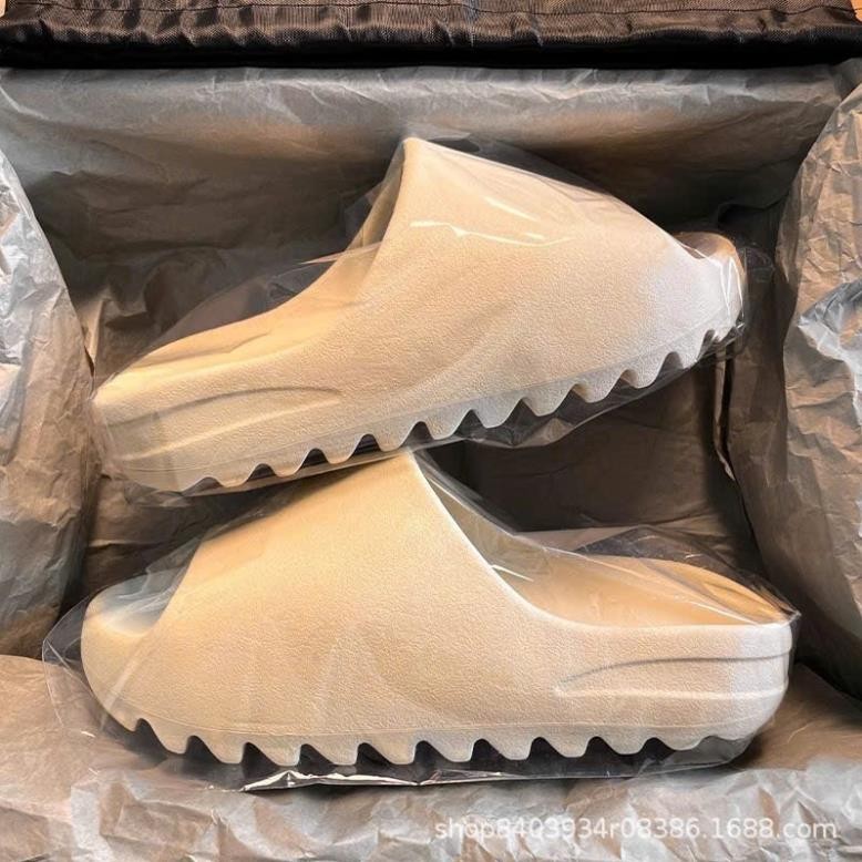 Dép yz slide bản vân nhám nam nữ, Dép bánh mì Yeezy slide các màu nam nữ