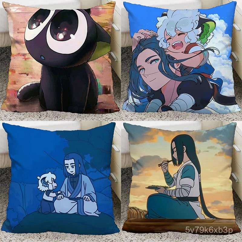 Gối ngoại vi anime Luo Xiaohei Zhanji, gối hai chiều, gối sofa, gối ô tô, quà tặng cho bạn nam và bạ