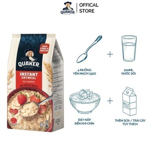 Yến Mạch Ăn Liền QUAKER 1000G - Giàu dinh dưỡng và rất tốt cho sức khỏe