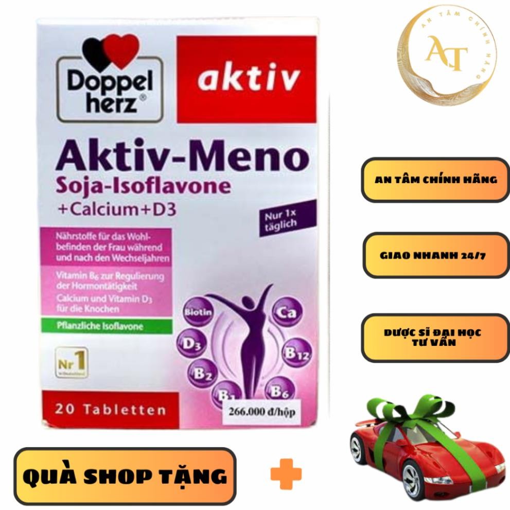 [CHÍNH HÃNG]  Viên uống cân bằng nội tiết tố nữ  Aktiv Meno  hộp 20 viên