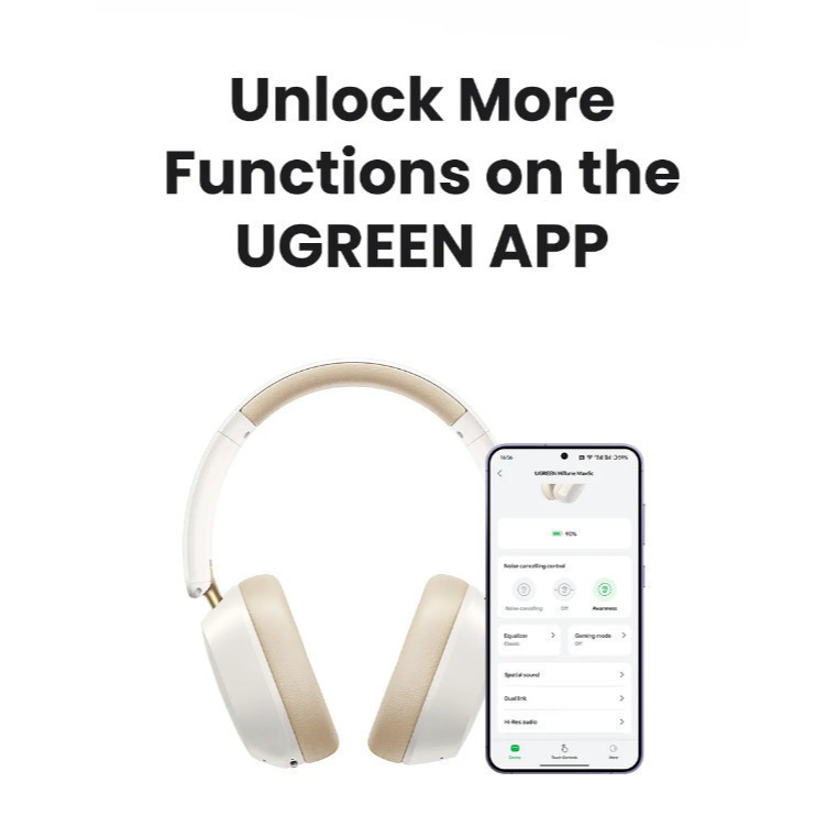 Tai nghe Bluetooth V5.4 Ugreen HP203 | Chống ồn chủ động | Chính hãng - Bảo hành 18 tháng 1 đổi 1 35757 | BigBuy360 - bigbuy360.vn