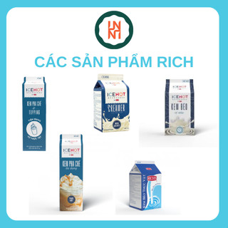 [CHỈ GIAO HỎA TỐC] Kem béo Rich Lùn / Base Ice Hot/ On top dùng trong pha chế, làm bánh