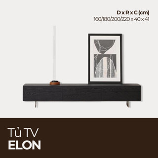  ELON Tủ Tivi Scandinavia Sang Trọng TTV_011 Chiều dài x 40 x 41 cm Nội thất HGF HOANG GIANG 