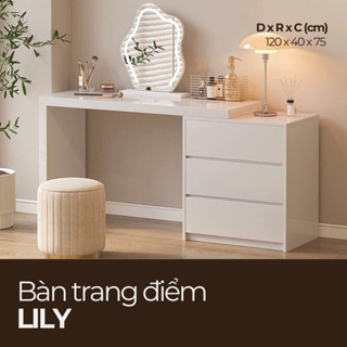  KALI Bàn làm việc bàn trang điểm BTD_005 Chiềudàix40x75 Nội thất HGF 