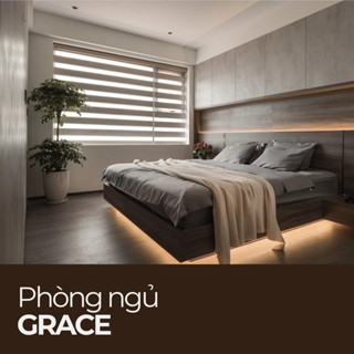  GRACE COMBO Phòng ngủ: Giường Tủ Bàn trang điểm CPN_018 Nội thất HGF 